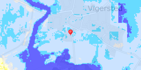 Grundvandsdybder på Vigerstedvej 2B