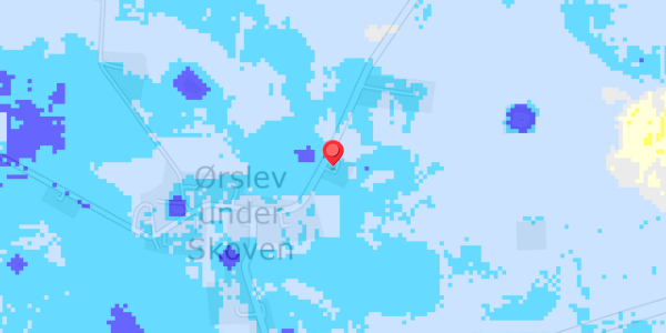 Grundvandsdybder på Ørslevunderskovvej 58