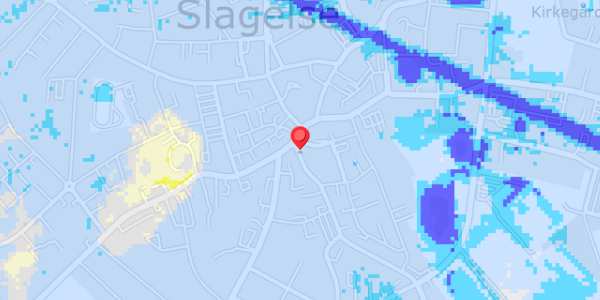 Grundvandsdybder på Slotsgade 1B