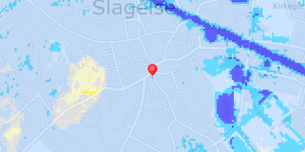 Grundvandsdybder på Slotsgade 2A