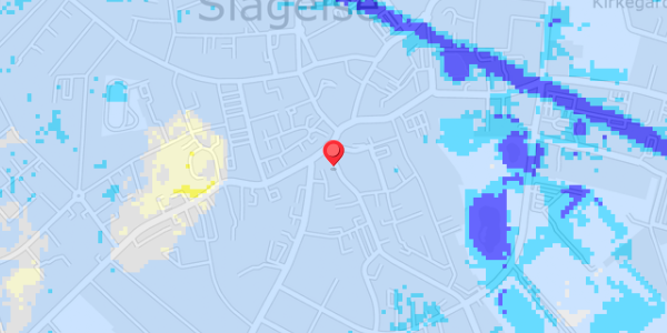 Grundvandsdybder på Slotsgade 4B, st. 