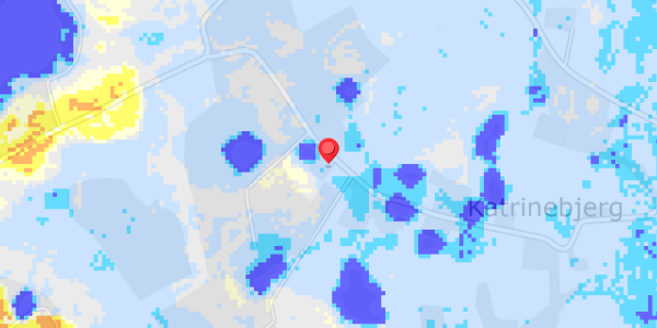 Grundvandsdybder på Katrinebjerg 2