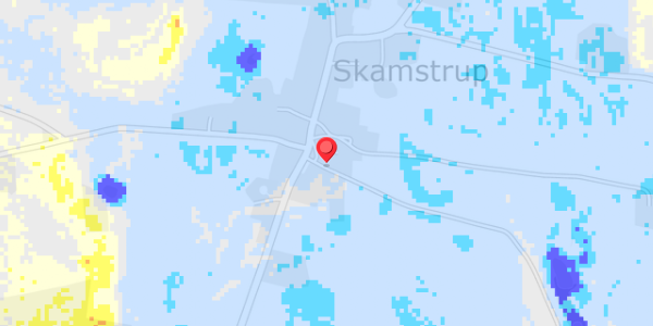 Grundvandsdybder på Skamstrupvej 69