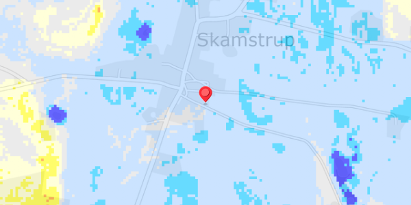 Grundvandsdybder på Skamstrupvej 73