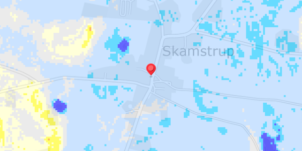 Grundvandsdybder på Skamstrupvej 84