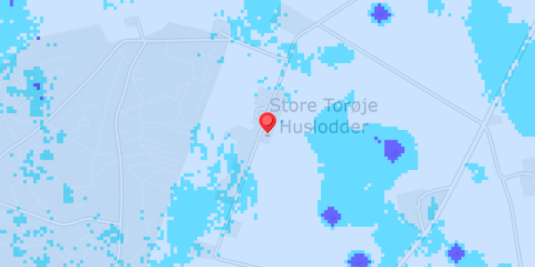 Grundvandsdybder på Huslodderne 3
