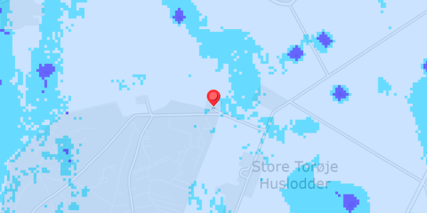 Grundvandsdybder på Huslodderne 4