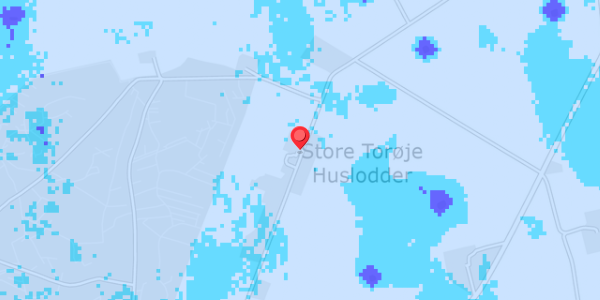 Grundvandsdybder på Huslodderne 8