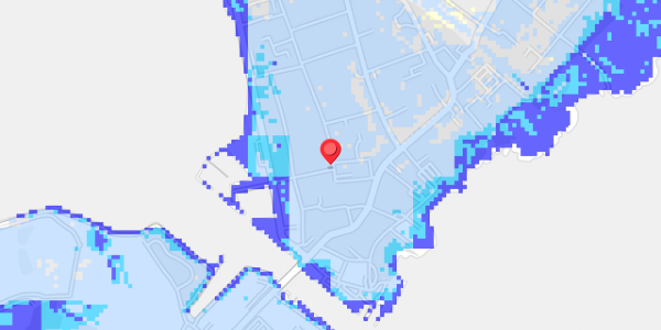 Grundvandsdybder på Langgade 5