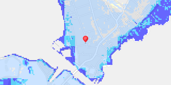 Grundvandsdybder på Langgade 7A