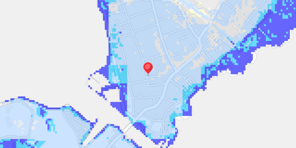 Grundvandsdybder på Langgade 8