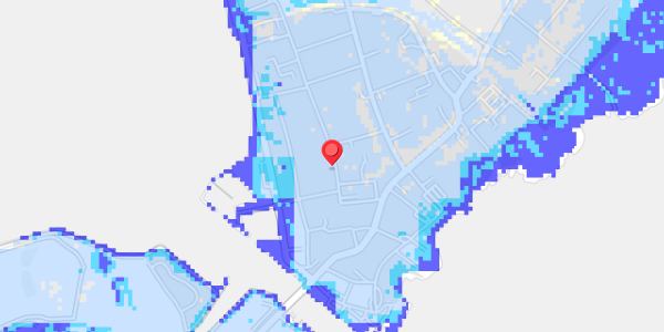 Grundvandsdybder på Langgade 13