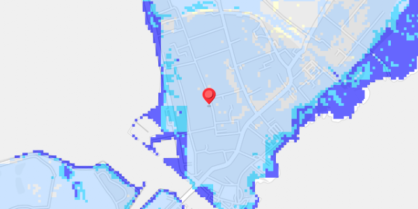 Grundvandsdybder på Langgade 15D