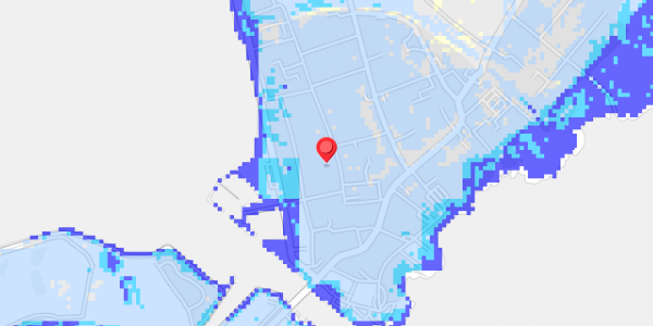Grundvandsdybder på Langgade 15F