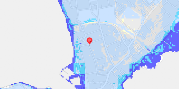Grundvandsdybder på Langgade 58