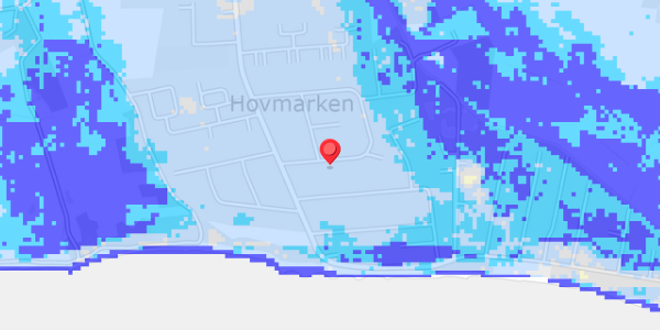 Grundvandsdybder på Rusen 8