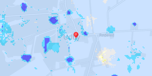Grundvandsdybder på Udbygade 21