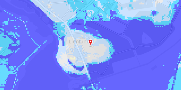Grundvandsdybder på Lienlund 16