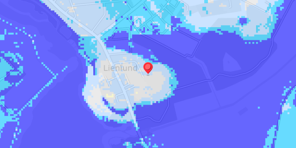 Grundvandsdybder på Lienlund 23