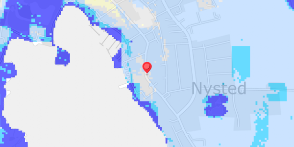 Grundvandsdybder på Fiskergade 21