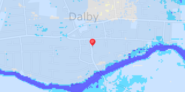 Grundvandsdybder på Dalbyvej 3