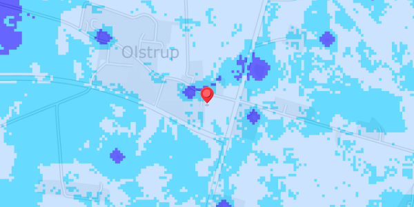 Grundvandsdybder på Olstrupvej 1