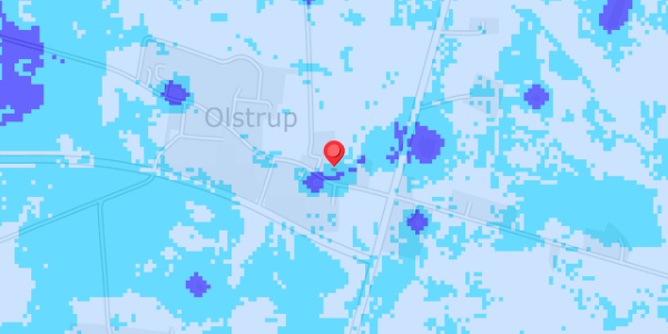 Grundvandsdybder på Olstrupvej 8
