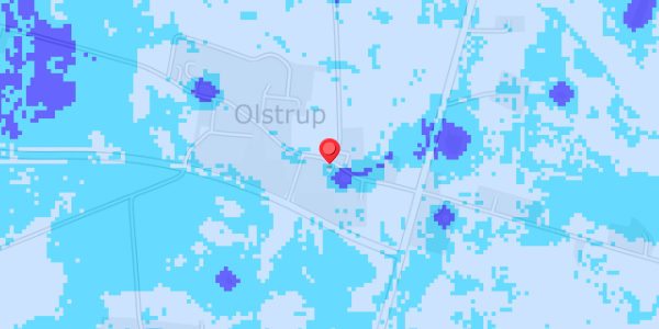 Grundvandsdybder på Olstrupvej 9
