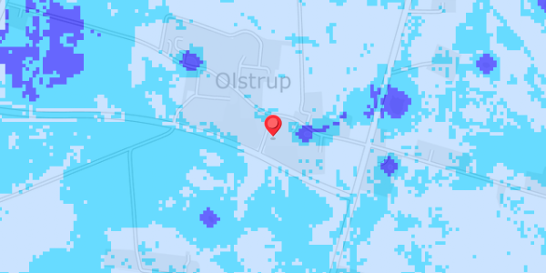 Grundvandsdybder på Olstrupvej 15