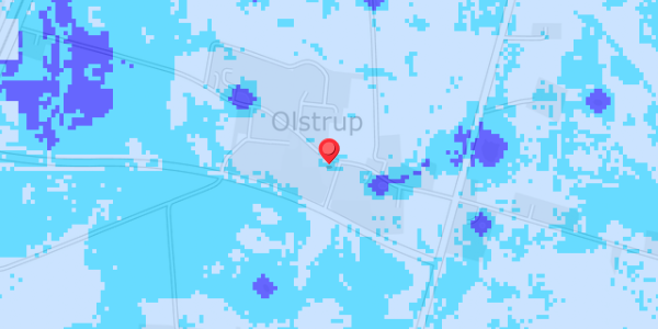 Grundvandsdybder på Olstrupvej 17