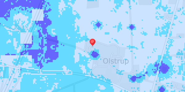 Grundvandsdybder på Olstrupvej 28