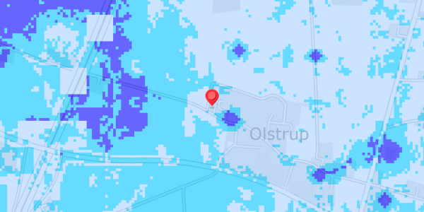 Grundvandsdybder på Olstrupvej 34