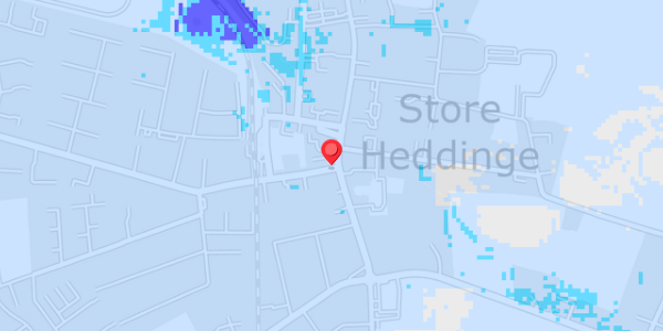Grundvandsdybder på Algade 1A