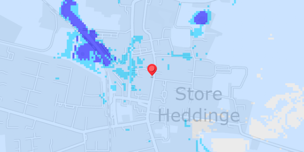 Grundvandsdybder på Algade 21, 1. 