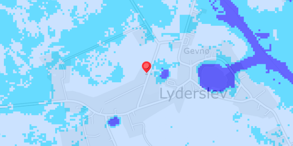 Grundvandsdybder på Fruegade 13