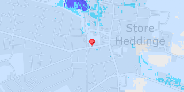 Grundvandsdybder på Vestergade 12A