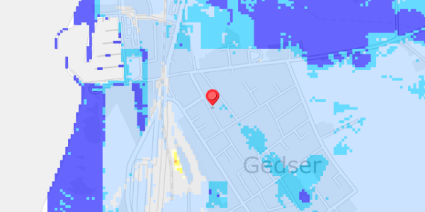 Grundvandsdybder på Danmarksgade 7