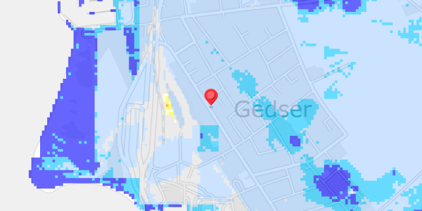 Grundvandsdybder på Langgade 41