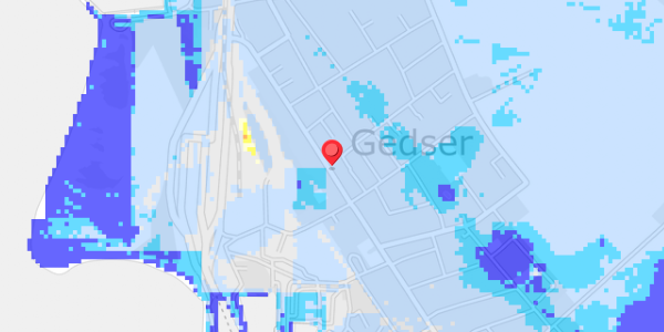 Grundvandsdybder på Langgade 53