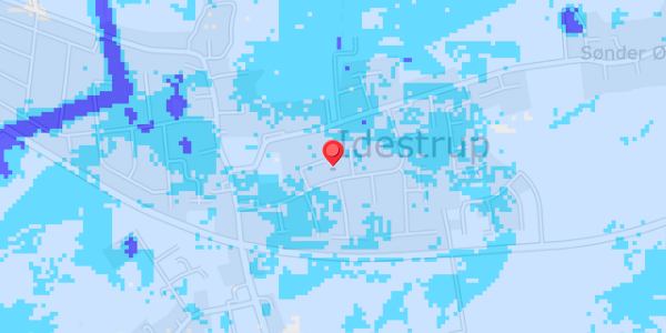 Grundvandsdybder på Østergade 13