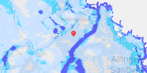 Grundvandsdybder på Assereng 13