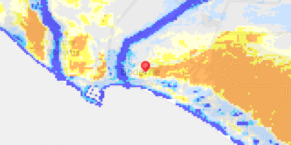 Grundvandsdybder på Boderne 43