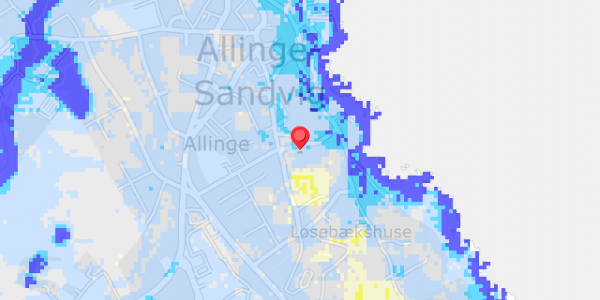 Grundvandsdybder på Fuglesangen 6