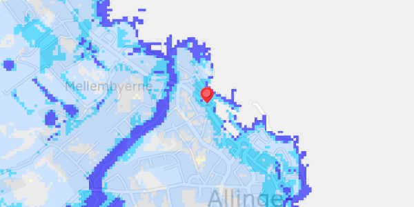 Grundvandsdybder på Havnegade 4A