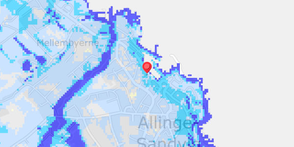 Grundvandsdybder på Havnegade 9