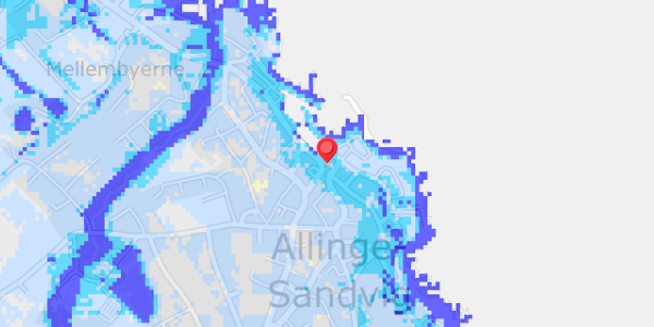 Grundvandsdybder på Høiers Gaard 5
