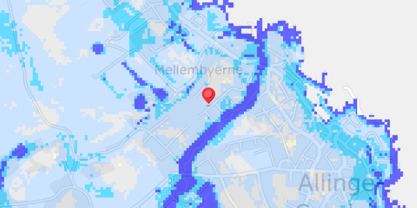 Grundvandsdybder på Kampeløkken 10