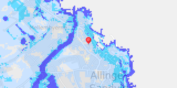 Grundvandsdybder på Kattedalen 2