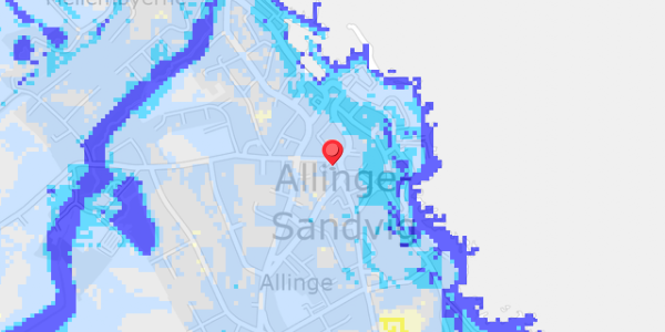 Grundvandsdybder på Kirkeplads 2