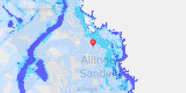 Grundvandsdybder på Lindeplads 1, 2. th